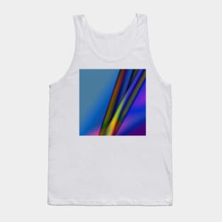 blue green red yellow texture art Tank Top